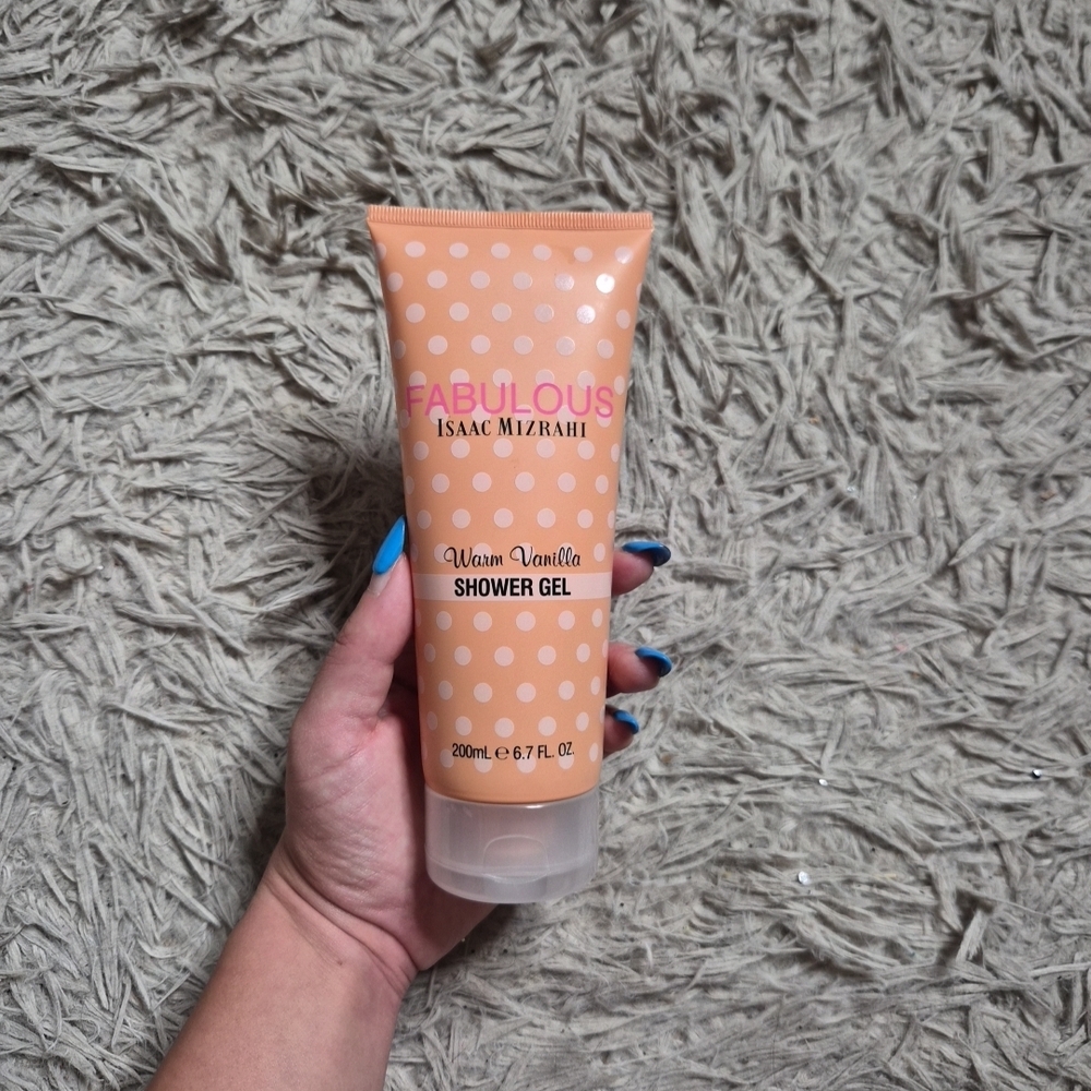 Isaac Mizrahi Fabulous Shower Gel Warm Vanilla 200 mL 6.7 fl oz New NWOB Shower